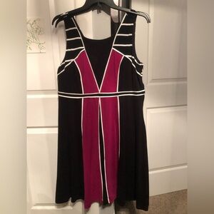 Torrid Empire Collection Colorblock Fit & Flare Dress